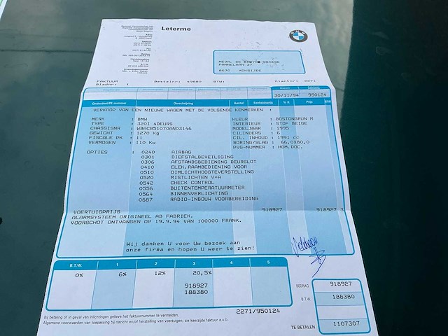 Bmw 320i - 1994 - afbeelding 24 van  31
