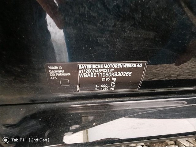 Bmw 330ea, 2017 - afbeelding 38 van  40