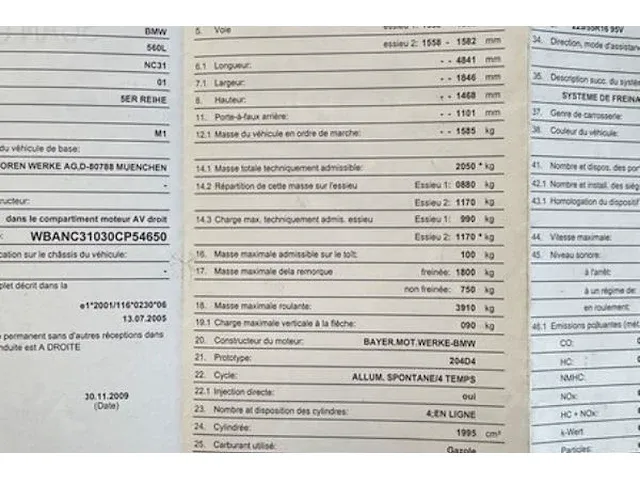 Bmw 520d sedan - afbeelding 36 van  49