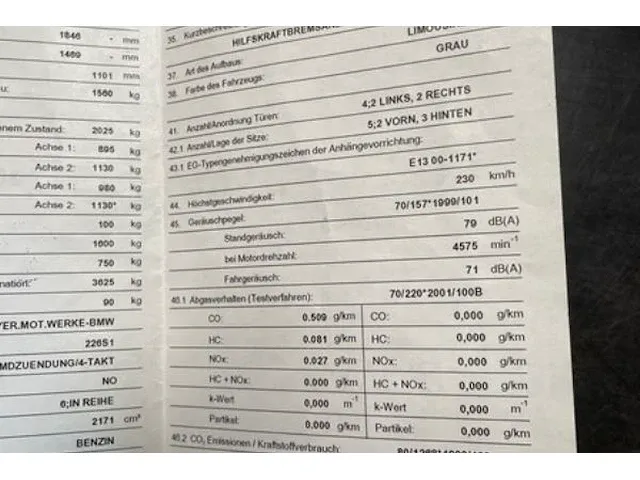 Bmw 560l sedan - afbeelding 26 van  35