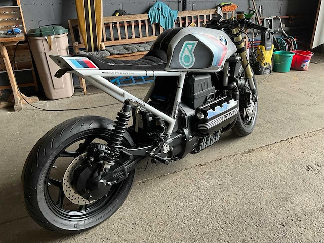 Bmw k100 omgebouwd tot cafer racer motorfiets - 1990 - afbeelding 3 van  45