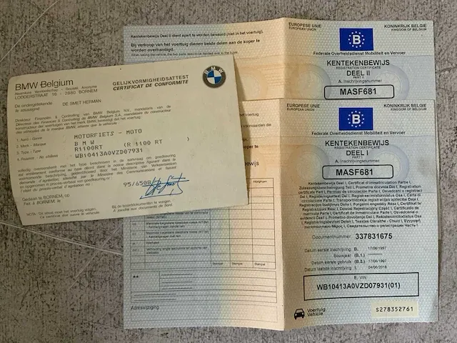 Bmw touring r1100rt motorfiets - afbeelding 9 van  17