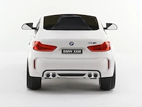 Bmw x6m elektrische kinderauto 12v - 1 tot 6 jaar - wit - afbeelding 3 van  3