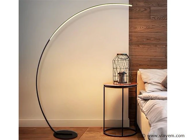 Bo led design vloer lamp zwart - afbeelding 5 van  8