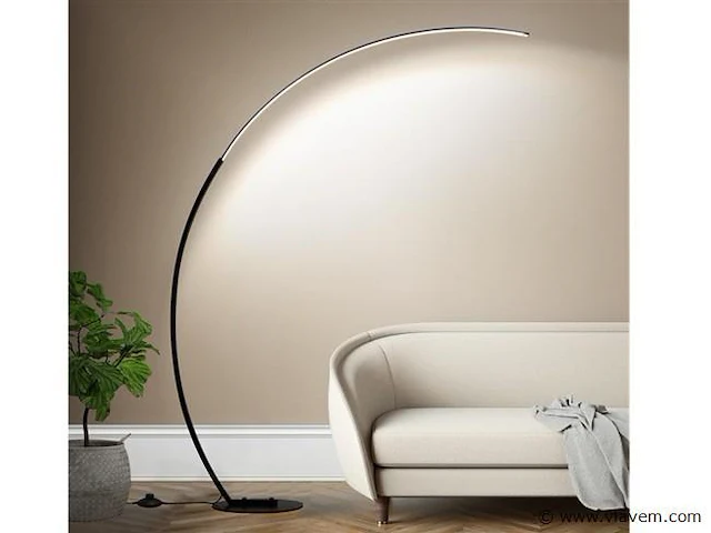 Bo led design vloer lamp zwart - afbeelding 7 van  8