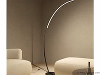 Bo led design vloer lamp zwart - afbeelding 4 van  8