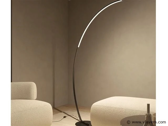 Bo led design vloer lamp zwart - afbeelding 7 van  7