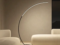 Bo led design vloer lamp zwart - afbeelding 1 van  9