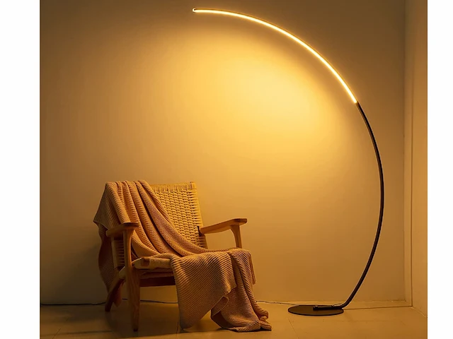 Bo led design vloer lamp zwart - afbeelding 6 van  9