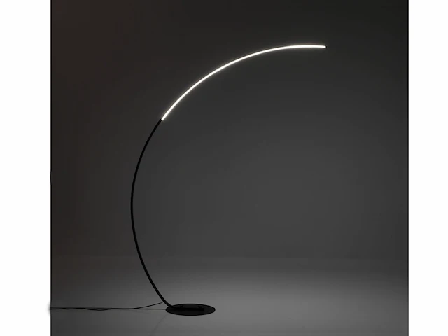 Bo led design vloer lamp zwart - afbeelding 1 van  9