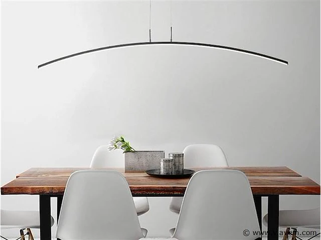 Bo led pendel design armatuur zwart - afbeelding 1 van  7