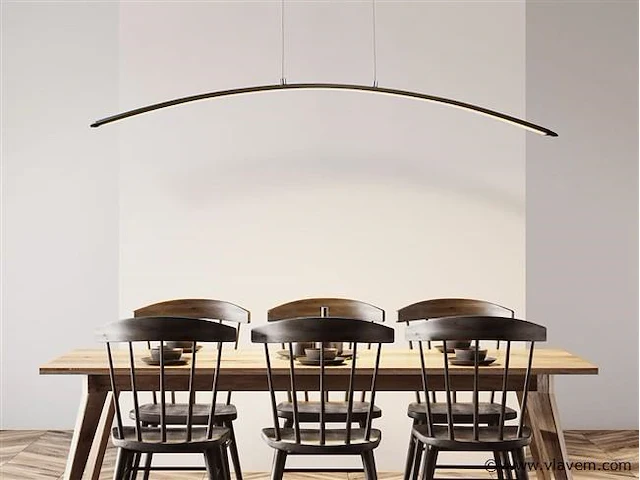 Bo led pendel design armatuur zwart - afbeelding 5 van  7