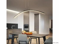 Bo led pendel design armatuur zwart - afbeelding 6 van  7