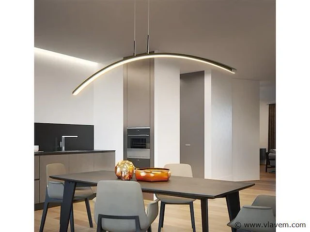 Bo led pendel design armatuur zwart - afbeelding 6 van  7