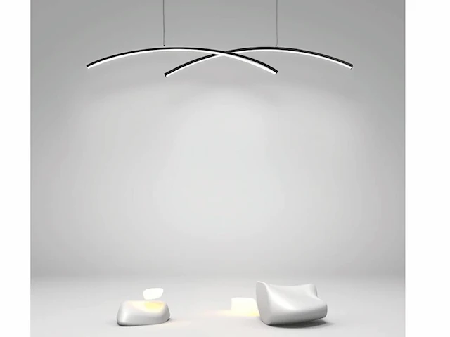 Bo led pendel design armatuur zwart - afbeelding 2 van  9