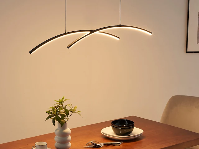 Bo led pendel design armatuur zwart - afbeelding 2 van  8