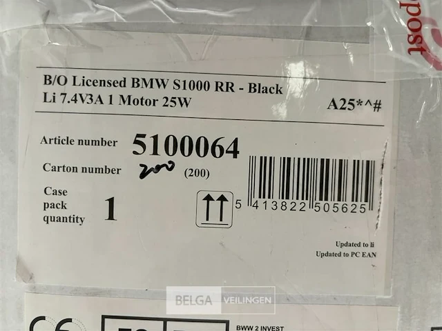 B/o licensed bmw s1000 rr black - afbeelding 5 van  5