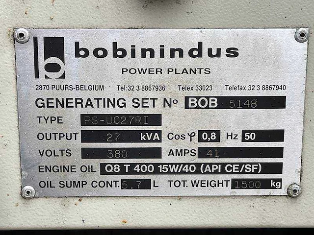 Bobinidus - ps-uc27ri - power generator - afbeelding 3 van  14