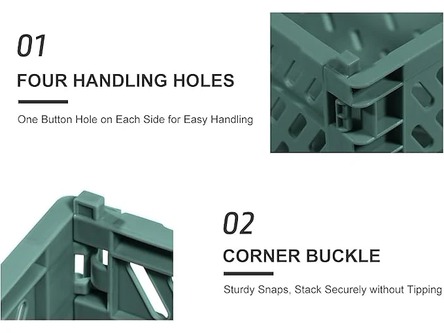 Bocguy 3 stuks vouwkisten - afbeelding 2 van  3