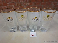 Bock pils bierglazen