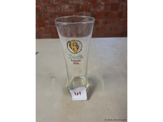 Bock premium pils glas - afbeelding 1 van  4