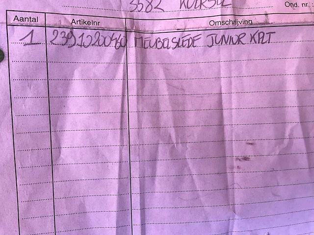 Bocker - meubelslede junior kat voor verhuislift - afbeelding 3 van  11