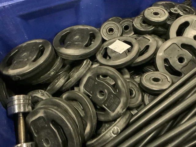 Body pump set 18 stuks met schijven krachtstation - afbeelding 2 van  6