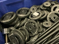 Body pump set 18 stuks met schijven krachtstation - afbeelding 2 van  6