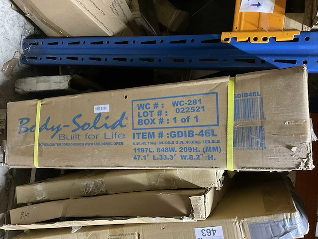 Body-solid gdip-46l trainingsbank - afbeelding 6 van  6