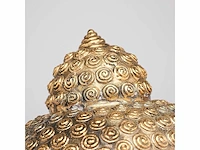 Boeddhahoofd uit java, indonesië - 25×15×22 cm - afbeelding 5 van  8