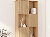 Boekenkast - 6 nissen met lamelleneffect - afbeelding 1 van  8