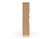 Boekenkast - 6 nissen met lamelleneffect - afbeelding 7 van  8