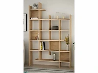 Boekenkast - eiken kleurig melamine - afbeelding 6 van  8