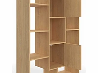 Boekenkast - latteneffect 11 vakken 143cm - afbeelding 3 van  8