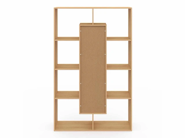 Boekenkast - latteneffect 11 vakken 143cm - afbeelding 7 van  8