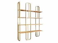 Boekenkast - metaal (x2) - afbeelding 3 van  3
