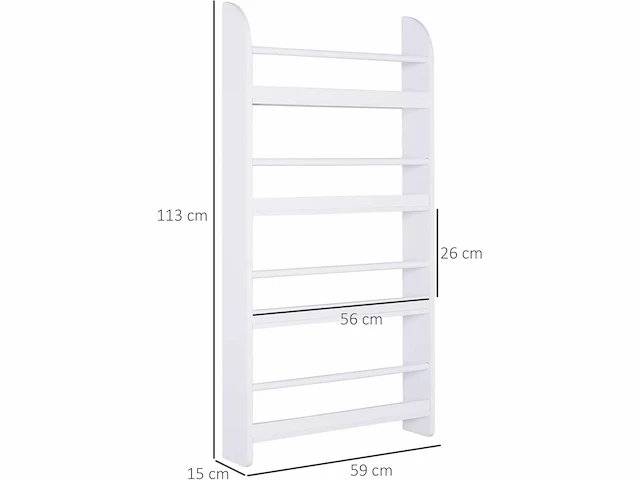 Boekenkast met 4 niveaus - afbeelding 2 van  8