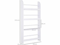 Boekenkast met 4 niveaus - afbeelding 2 van  8