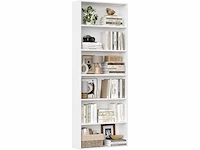 Boekenkast plank - 6 lagen - wit - afbeelding 3 van  6