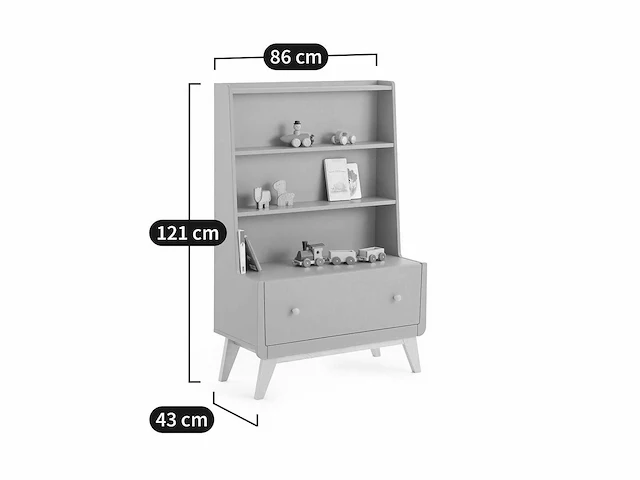 Boekenkast/plank - verdigris - afbeelding 17 van  18