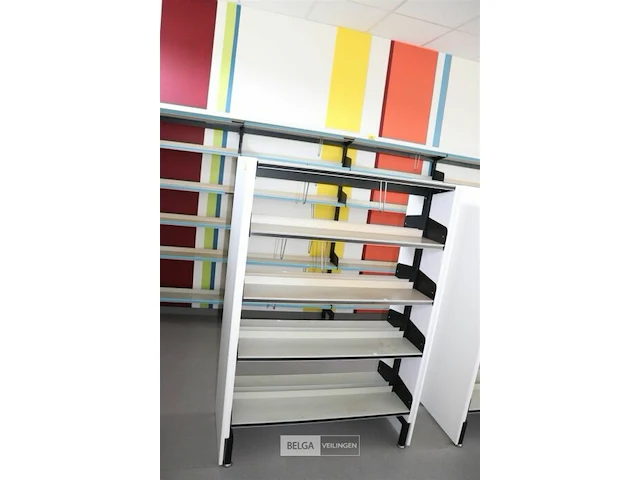 Boekenrek metaal - afbeelding 1 van  1