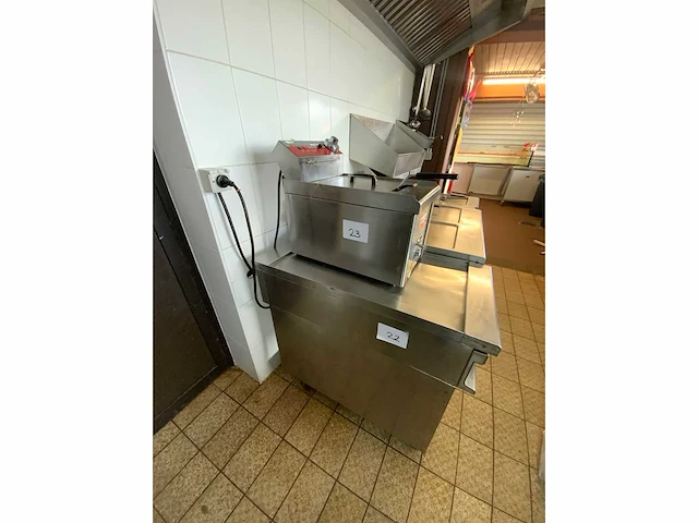 Boels bertos - tafelmodel - 1 mands - deep fryer - afbeelding 2 van  4