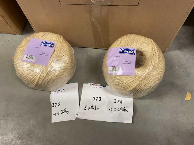 Bollen sisal koord - afbeelding 1 van  3