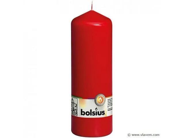 Bolsius kaarsen 21,5cm h * 6cm 8 stuks - afbeelding 1 van  1