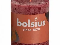 Bolsius stompkaarsen 80*68mm 8 stuks - afbeelding 1 van  1