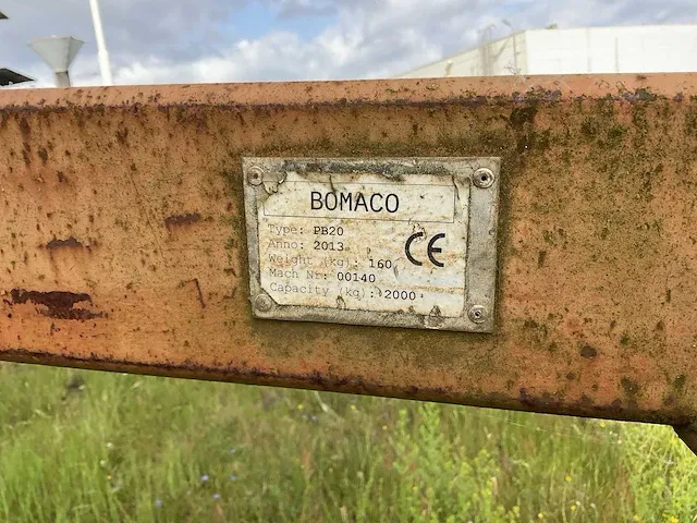 Bomaco pb20 pallethaak - afbeelding 5 van  5
