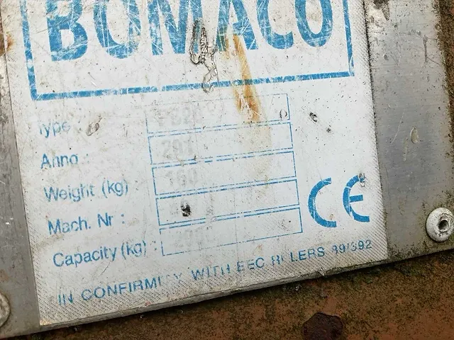 Bomaco pb20 pallethaak - afbeelding 3 van  3