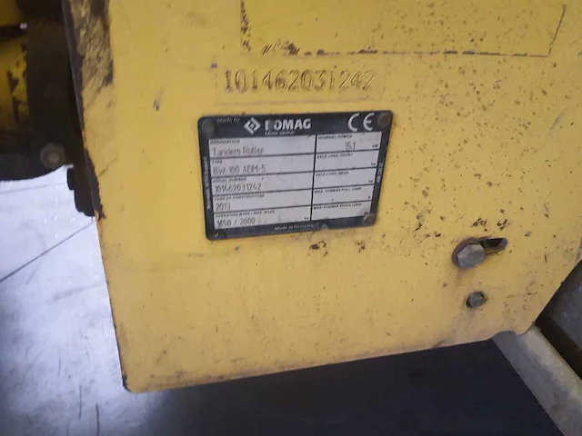 Bomag - bw100adm - asfaltwals - 2013 - afbeelding 2 van  2