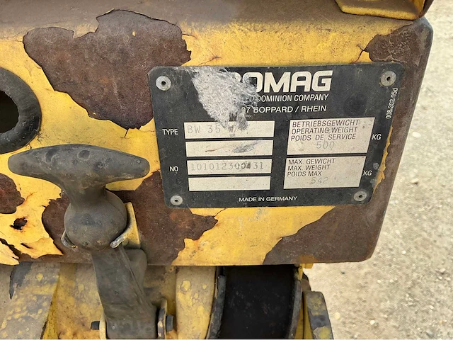 Bomag bw 35 grondwals - afbeelding 7 van  7
