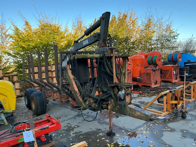 Bomentransport aanhangwagen - afbeelding 2 van  9